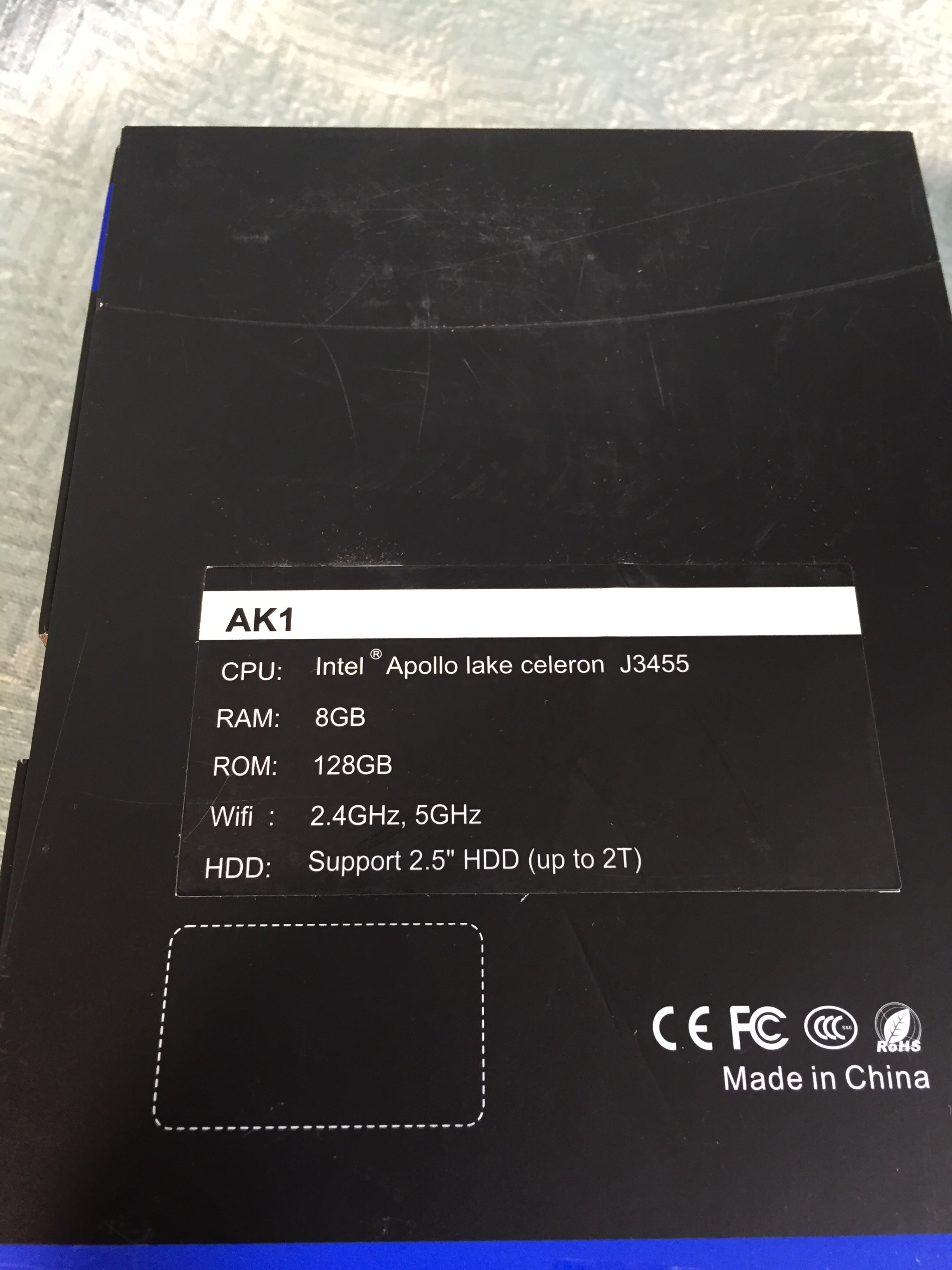 ACEPC Mini PC AK1 Portable Design | 8GB RAM | 128GB ROM (7498389160174)